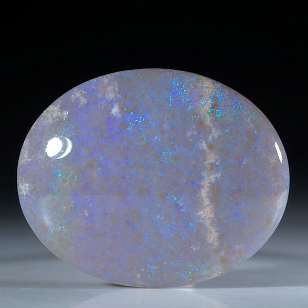 Edelopal Cabochon oval ca.32.5x26x6.5mm