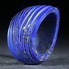 Lapislazuli Ring, geschwungene Form