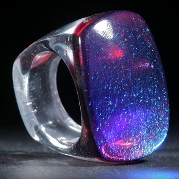 Opalglas Ring