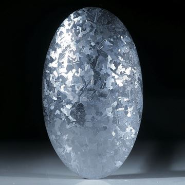 Siliciumkristall, grosser handgeschliffener Cabochon