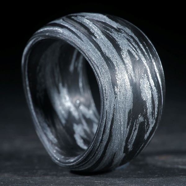 Karbonring Carbon / Alutex gewickelt