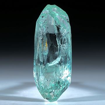 Aquamarin Kristall ca.40x16mm, 49.78ct.