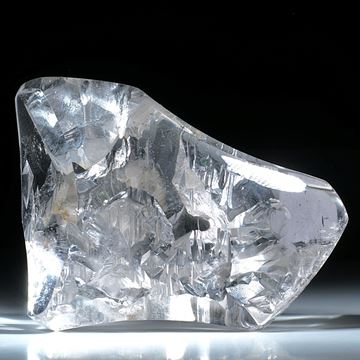 Bergkristall mit Negativkristall Einschlüssen