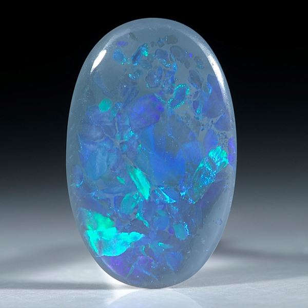 Edelopal, ovaler Cabochon ca.25x16x3.8mm