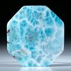 Larimar, Pectolith, Achteckiger grosser Cabochon