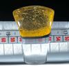 Fingerring Goldglas (Fusingglas mit Blattgold), im Verlauf geschliffen und poliert