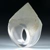 Fingerring Bergkristall mit naturbelassener Spitze, ca.45x35x27mm