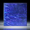 Opalglas Viereck, 39x39x5mm, Ultramarinblau metallic