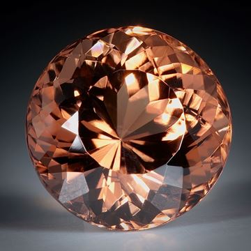 Turmalin rund ca.13.5x13.5x10mm, 10.89ct.