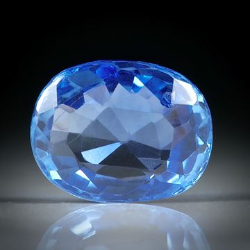 Saphir Ceylon, natur unerhitzt, 2.99ct.  9.6x7.6x4mm