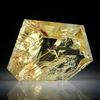 Goldberyll Spiegelschliff, 43.68ct. teilweise naturbelassen ca.31x22.5x11mm