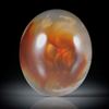 Feuerachat 23.18ct. Cabochon oval ca.23x19x7.5mm
