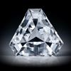 schweizer Bergkristall 14.22ct. Dreieckform facettiert ca.18x16x10.5mm