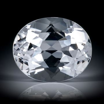 schweizer Bergkristall 18.8ct. Oval facettiert ca.20x16.5x10.5mm