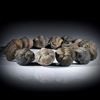 Collier aus versteinerten Trilobiten (Roller), im Verlauf. Durchmesser von ca.7mm bis 30mm, Länge 51cm