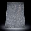 Eisenmeteorit mit geätzter Oberfläche, Trapezform ca.36x28.5x2.5mm