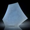 Chalcedon mit kristalliner Oberfläche, Fantasieform ca.52x44x8.5mm