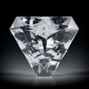 schweizer Bergkristall 10.53ct.  Dreieck Präzisionsschliff ca.17.3x15.1x9.4mm