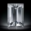 schweizer Bergkristall 17.2ct.  Treppenschliff, Präzisionsschliff ca.19.8x13.3x9mm