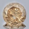 Diamant Natur 1.62ct. Light Yellowish Brown I3, Durchmesser 7.6mm