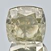 Diamant Natur 1.76ct. Light Yellowish G Brown I1, ca.6.3x6.1x4.7mm