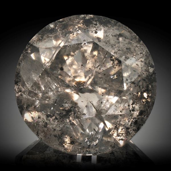 Diamant Natur 2.14ct. Light Gray I3, Durchmesser 7.9mm